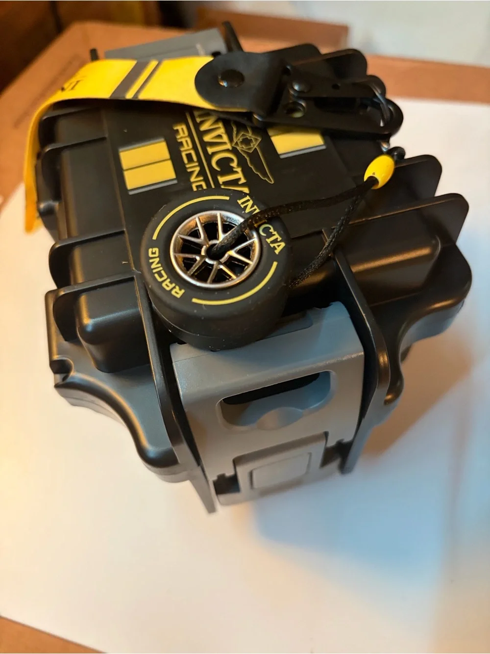 Invicta FULL Racing F1 Black Skeleton Ultimate Mens Luxury Collectors Bundle